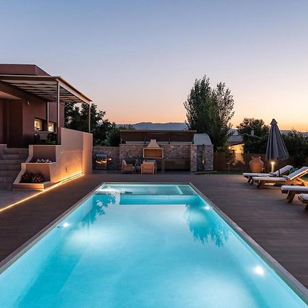 Villa Enny, 3 Bd With Private Heated Pool Agia  Екстериор снимка