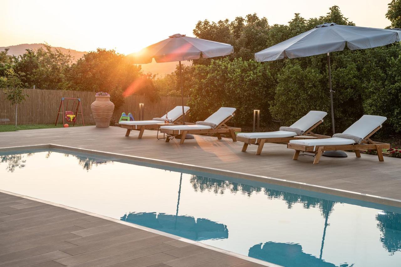 Villa Enny, 3 Bd With Private Heated Pool Agia  Екстериор снимка
